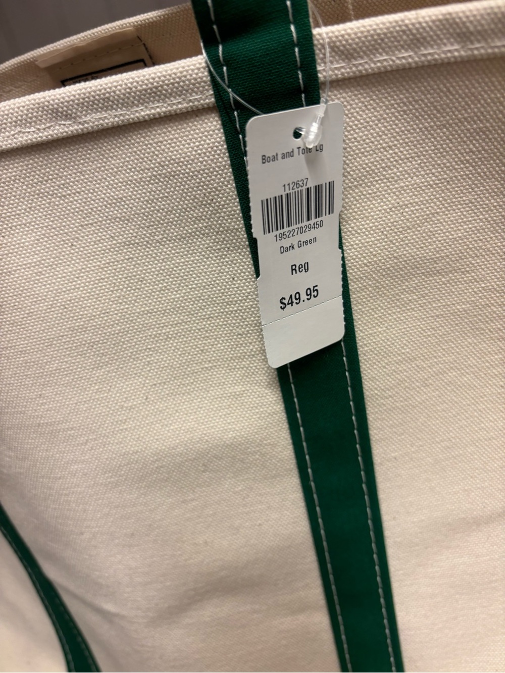 L.L. Bean Boat and Tote, Open-Top Large - Picture 3 of 4